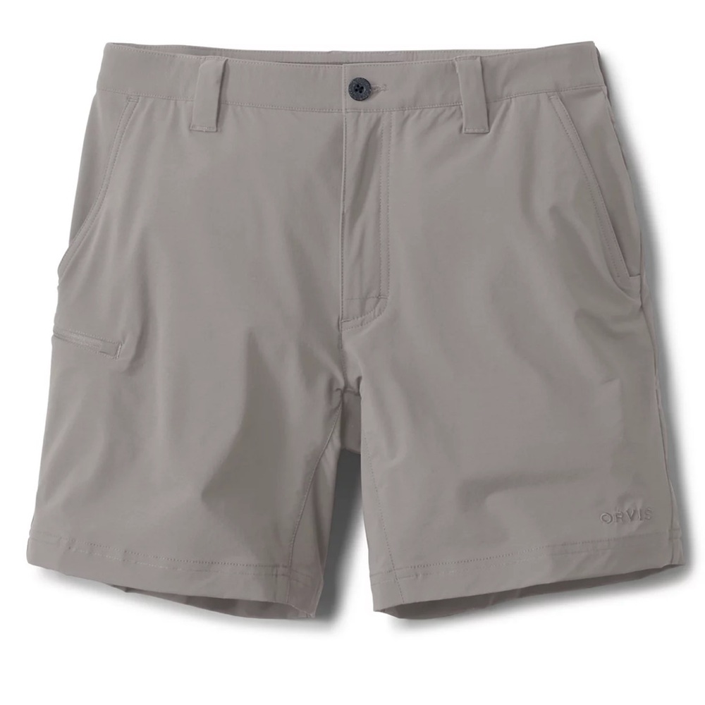 Orvis Women's Cargo Shorts in Light Gray